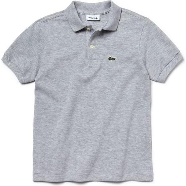 Iconic Logo Polo, Gray - Lacoste Tops | Maisonette