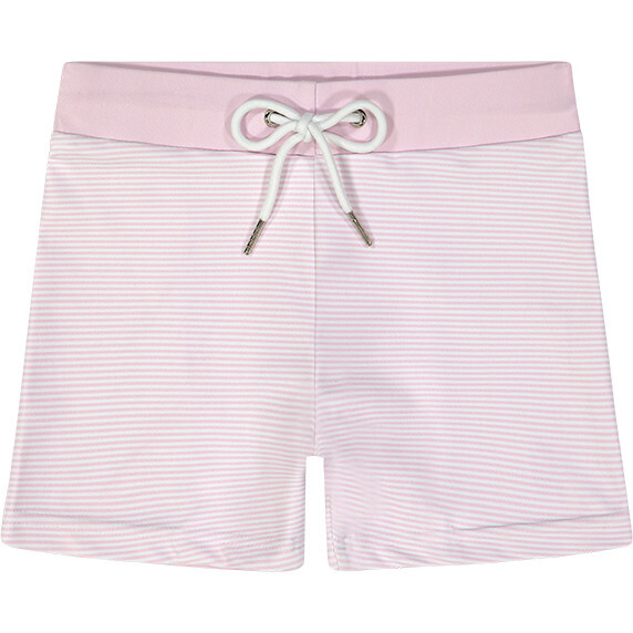 Nantucket Pink Stripe Swim Short - Swim Trunks - 1