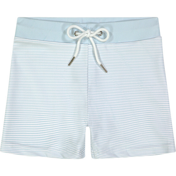 Nantucket Blue Stripe Swim Short - Swim Trunks - 1
