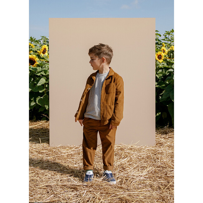 Oscar Chore Shirt, Caramel - Shirts - 4