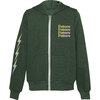 Future Zip Hoodie, Heather Forest - Sweatshirts - 1 - thumbnail