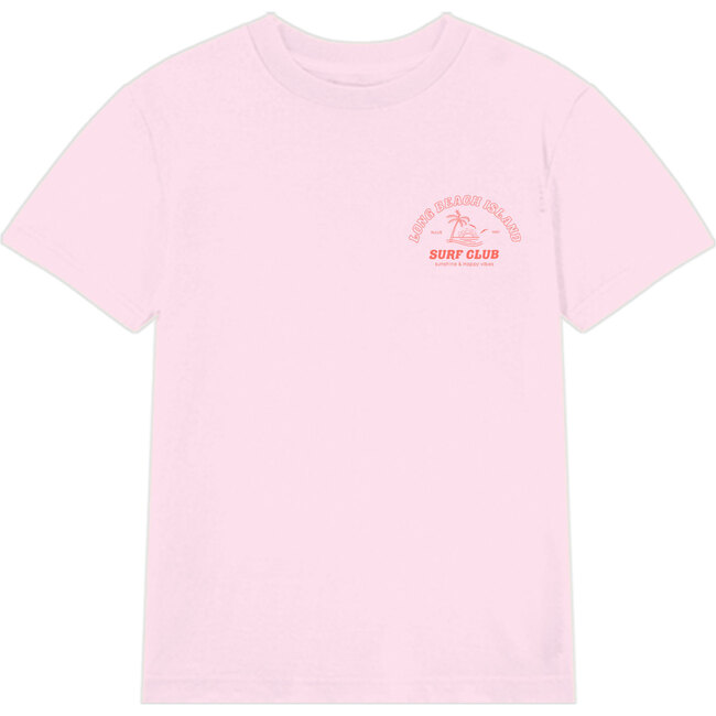 Surf Club T-Shirt, Light Pink
