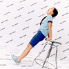 Domino Slub Ringer Tee, Bright Blue - Shirts - 2