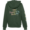 Future Zip Hoodie, Heather Forest - Sweatshirts - 3