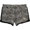 Nicki Shorts, Faded Black Fun Stripe - Shorts - 1 - thumbnail