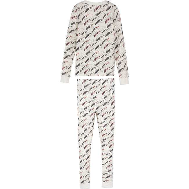 Dahl Holiday Pajama Set, Unicorn - Pajamas - 3