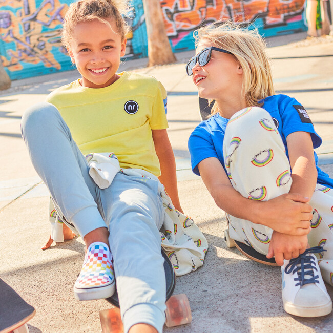Lenny Sweatpant, Marshmallow Rainbow - Sweatpants - 9