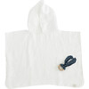 Linen Poncho, White - Cover-Ups - 1 - thumbnail