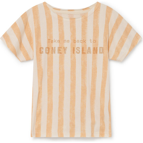 Soft Carrousel T-shirt, Orange Stripe