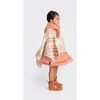 Kids Plaid Blanket Poncho, Beige - Raincoats - 5