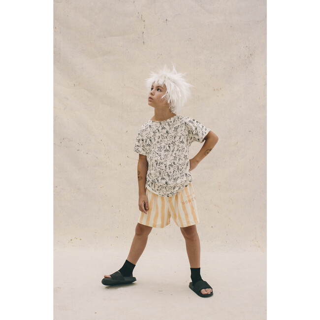 Soft Tattoo T-shirt, Cream - Tees - 2