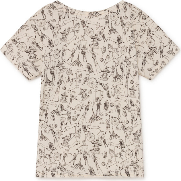 Soft Tattoo T-shirt, Cream - Tees - 3