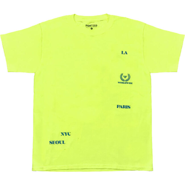 Cities T-Shirt, Green - Tees - 1