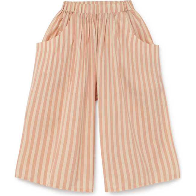 Carrousel Wide Pants, Orange Stripe - Pants - 1