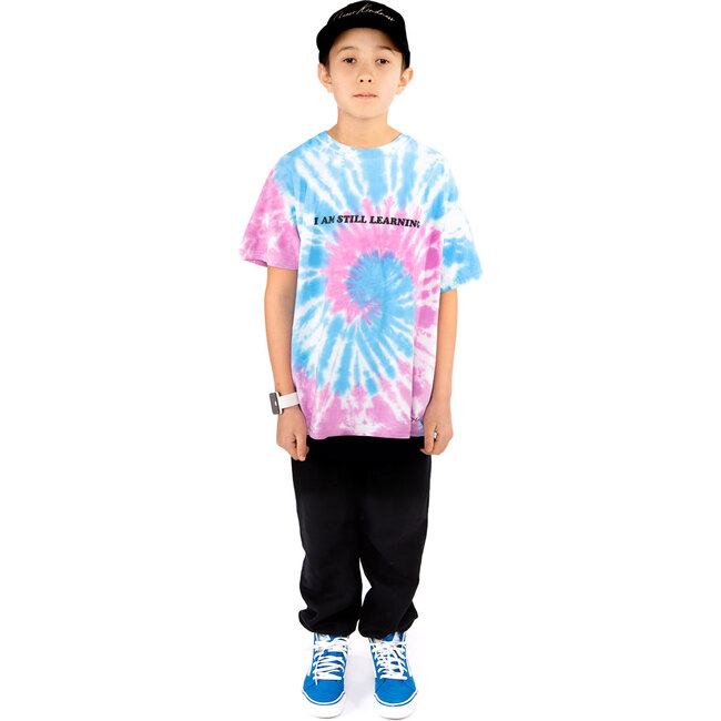 Learning T-Shirt, Blue & Pink Tie-Dye - Tees - 3