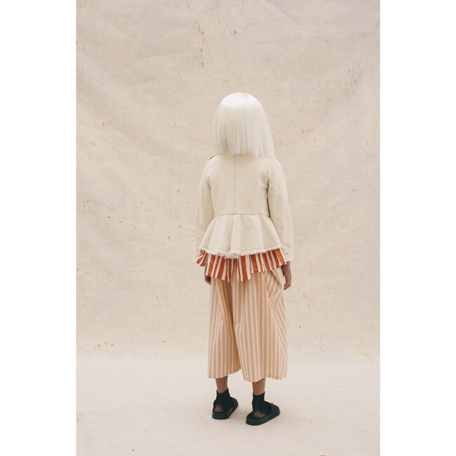 Carrousel Wide Pants, Orange Stripe - Pants - 5