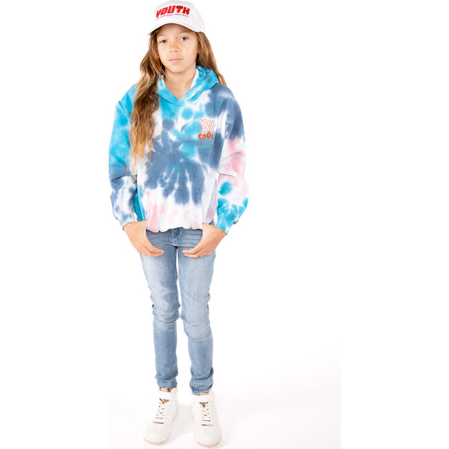 Cool Hoodie, Blue Tie-Dye - Sweatshirts - 6
