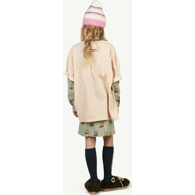 Rooster Oversize T-Shirt, Soft Pink Poseidon - T-Shirts - 5