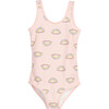 Mae One Piece Swim Suit, Pink Salt Rainbow - One Pieces - 1 - thumbnail
