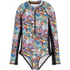 Marina Swim Rashguard One Piece, Graffiti - One Pieces - 1 - thumbnail
