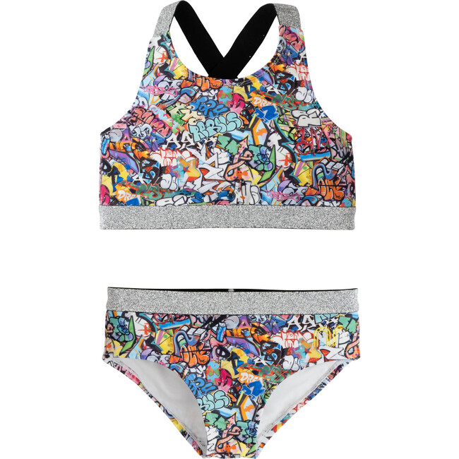 Kara Two Piece Bikini, Graffiti - Two Pieces - 1