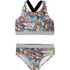 Kara Two Piece Bikini, Graffiti - Two Pieces - 1 - thumbnail