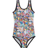 Mae One Piece Swim Suit, Graffiti - One Pieces - 1 - thumbnail