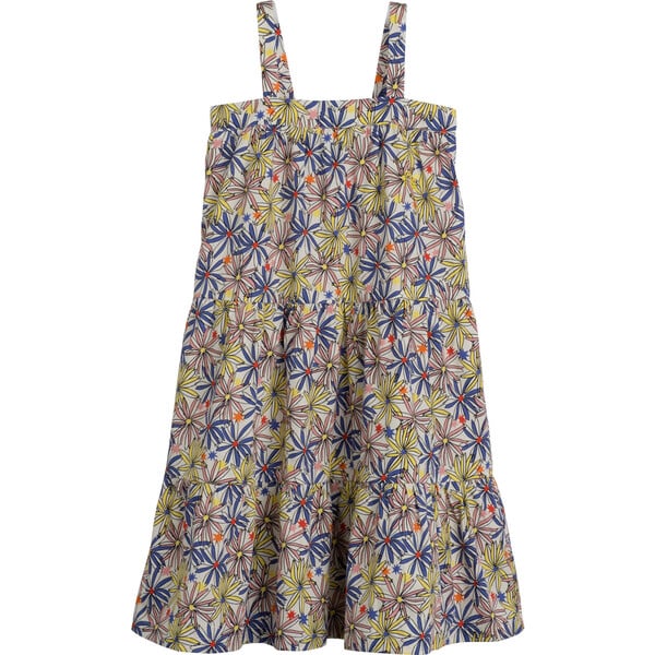 Gloria Poplin Sundress, Firework Flower - Neon Rebels Dresses | Maisonette