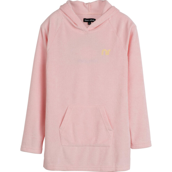 Holden Terry Hooded Coverup, Pink Salt