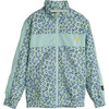 Stevie Track Jacket, Mint Leopard - Jackets - 1 - thumbnail