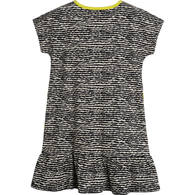 Sia Jersey Shirt Dress, Faded Black Fun Stripe