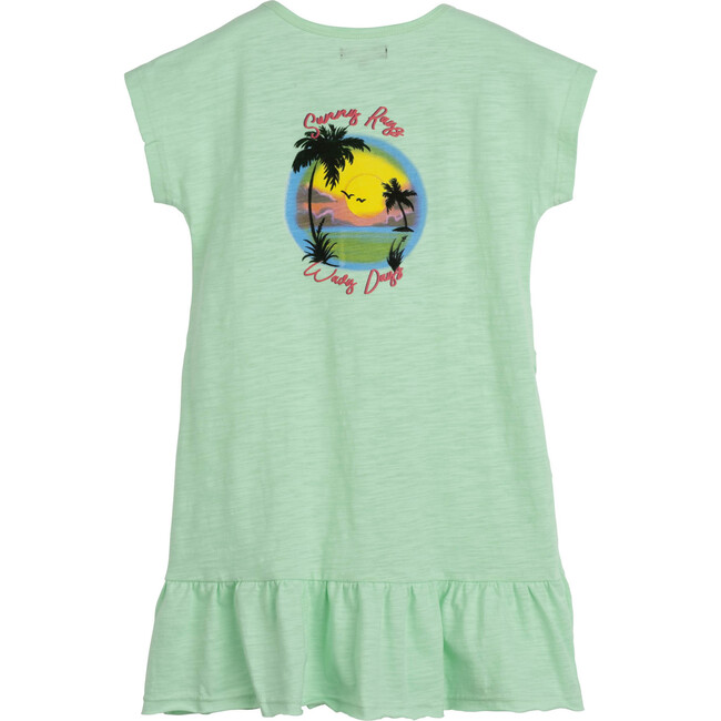 Sia Slub Dress, Mint - Dresses - 3
