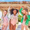 Mae One Piece Swim Suit, Pink Metallic - One Pieces - 5
