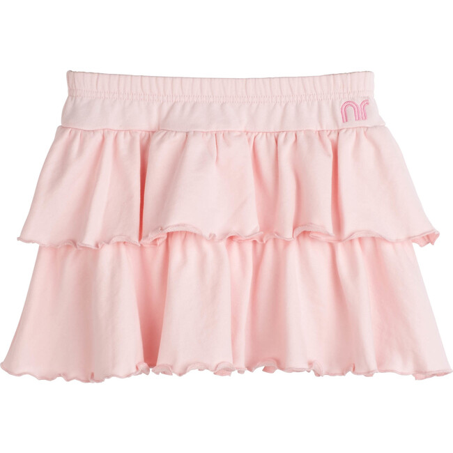 Courtney Ruffle Skirt, Pink Salt
