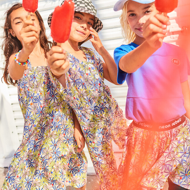Simone Poplin Jumpsuit, Firework Flower - Rompers - 6