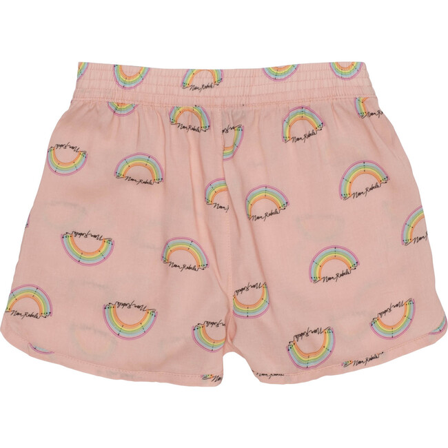 Tina Viscose Short, Pink Salt Rainbow - Shorts - 3