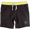 Dash Sweatshort, Faded Black - Shorts - 1 - thumbnail