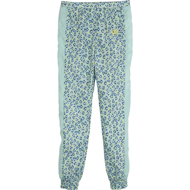 Lennon Track Pant, Mint Leopard - Pants - 1