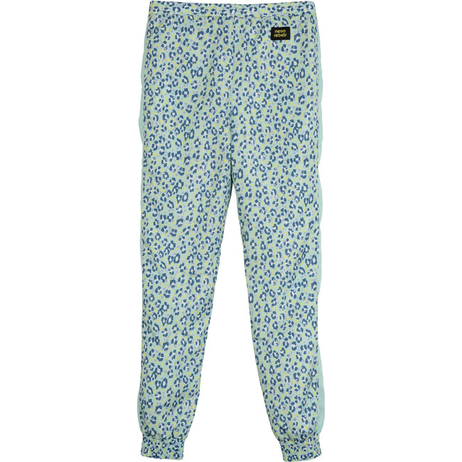 Lennon Track Pant, Mint Leopard - Pants - 2