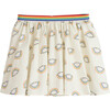 Patti Poplin Skirt, Marshmallow Rainbow - Skirts - 1 - thumbnail