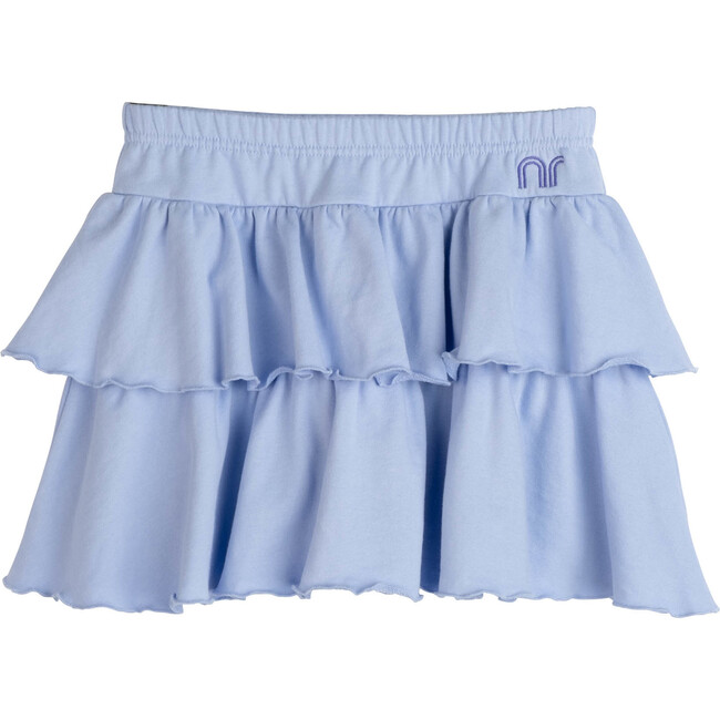 Courtney Ruffle Skirt, Xenon Blue