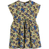 Zadie Poplin Dress, Yellow Iris Panther - Dresses - 1 - thumbnail