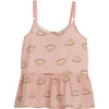 Birdie Viscose Top, Pink Salt Rainbow - Shirts - 3