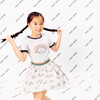 Patti Poplin Skirt, Marshmallow Rainbow - Skirts - 2 - thumbnail