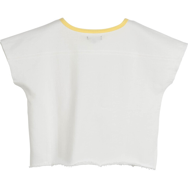 Sawyer Cropped Tee, Marshmallow - Shirts - 3