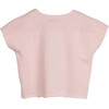 Sawyer Cropped Tee, Light Pink - Shirts - 3