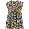 Zadie Poplin Dress, Yellow Iris Panther - Dresses - 3