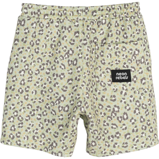 Dash Sweatshorts, Laurel Green Leopard - Shorts - 2