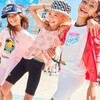 Birdie Viscose Top, Pink Salt Rainbow - Shirts - 6
