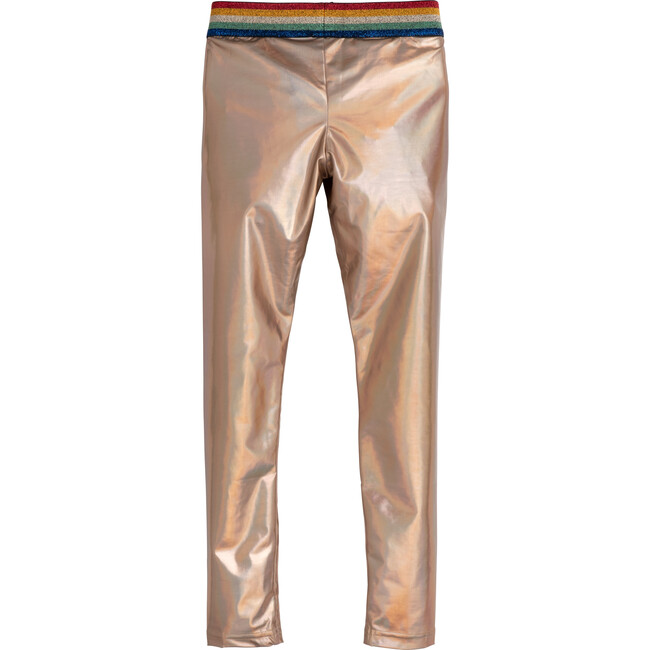 Isla Metallic Legging, Gold - Leggings - 3